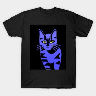 Curious Cat at Night T-Shirt